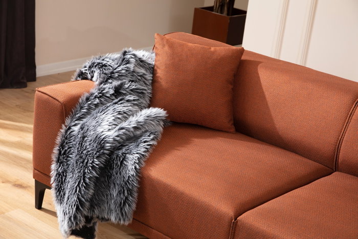 Atelier Del Sofa Petra 3 - Sofá de 3 Plazas Naranja